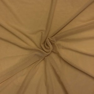 Camel Power Mesh Fabric 60&quot; Wide, Sold By The Yard ( Many Colors ) Free Shipping