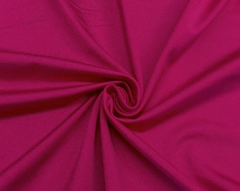 Fuchsia Shiny Spandex Fabric: 4-Way Stretch Milliskin, 58" Wide - By The Yard