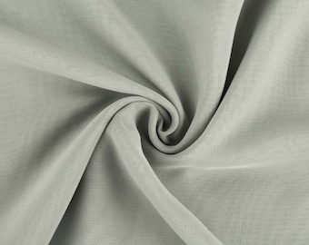 Silver Hi Multi Chiffon Fabric, Chiffon Fabric By The Yard 58-60"Inch By The Yard