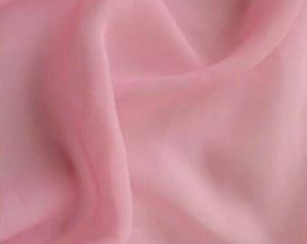 Pink Hi Multi Chiffon Fabric, Chiffon Fabric By The Yard 58-60"Inch By The Yard