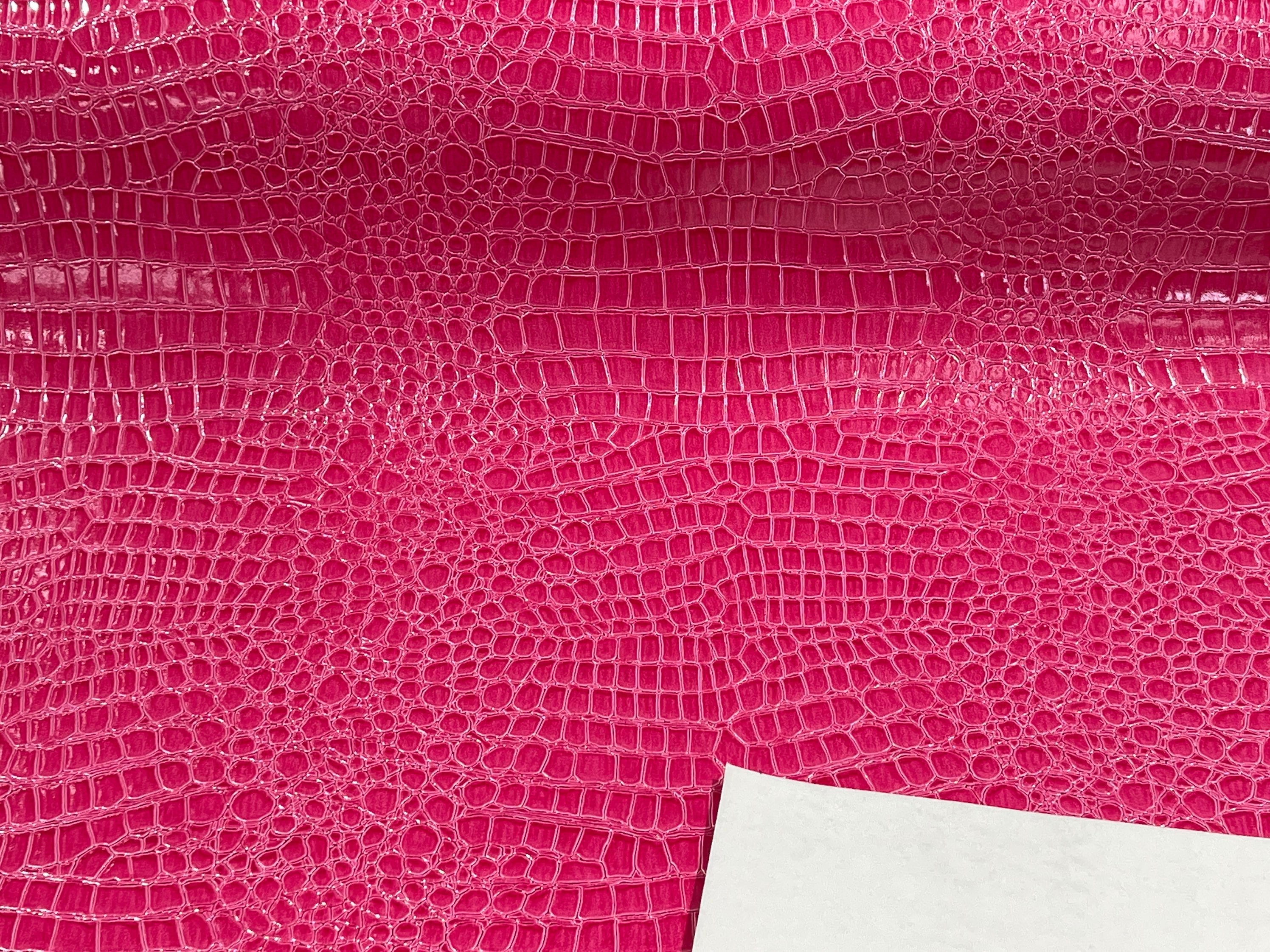 Pink Crocodile Skin 