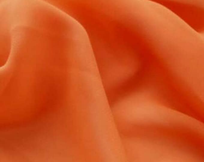Orange Hi Multi Chiffon Fabric, Chiffon Fabric By The Yard 58-60"Inch By The Yard