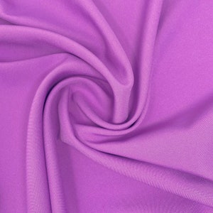 Lavender Poly Poplin Fabric Polyester Solid 60&#39;&#39; By The Yard Table Covers Decoration Apparel ( Choose The Size )