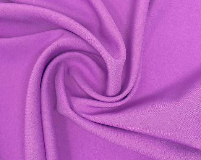 Lavender Poly Poplin Fabric Polyester Solid 60'' By The Yard Table Covers Decoration Apparel ( Choose The Size )