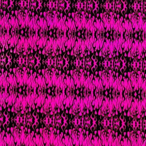 Hot Pink Black Nylon Spandex Fabric by the yard, Flames Design With Hologram Shattered Glass, Glitter Spandex Fabric 4 Way Stretch Prom-Gown