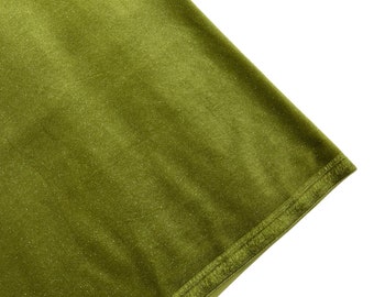 Olive Glitter Stretch Velvet Fabric by the yard Glitter on Velvet 60'' Wide Velvet Shimmery Glimmery Fabric, Sewing,Apparel,Costume