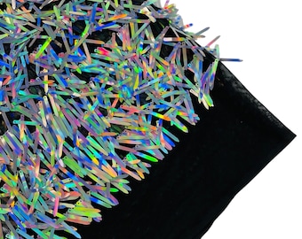 Iridescent Sword Sequins Fabric: Costume Crafting, 54" Wide