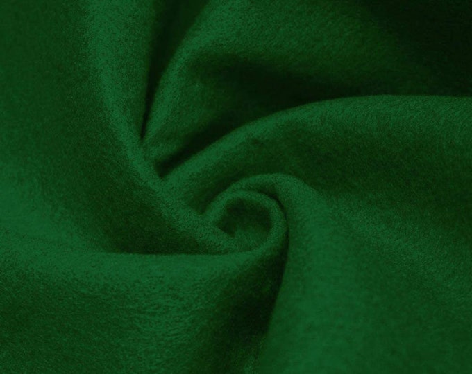Kelly Green Acrylic Felt 72” Wide School Craft Poker Table Fabric Sold By Yard