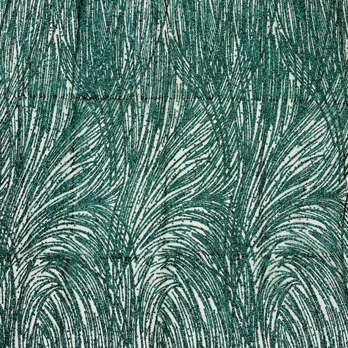 Hunter Green Glitter Tulle Lace Fabric: Bridal, Prom, Quinceañera Decor