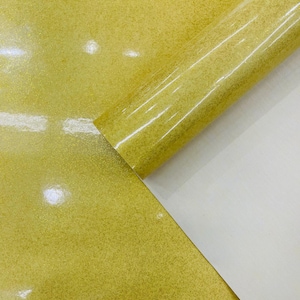 Gelber Sparkle Glitter Vinyl Stoff: 54 &quot;Breite Polsterung - Verkauft.&quot;