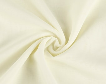 Ivory Hi Multi Chiffon Fabric, Chiffon Fabric By The Yard 58-60"Inch By The Yard