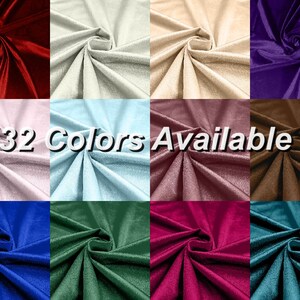 Tessuto per tappezzeria Royal Velvet: 58/60&quot; di larghezza, morbido come la seta, elasticizzato in 4 direzioni