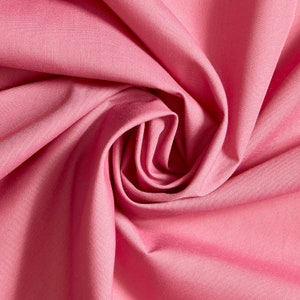 DUSTY ROSE 60&quot; Poly Cotton Broadcloth, Fabric by the Yard