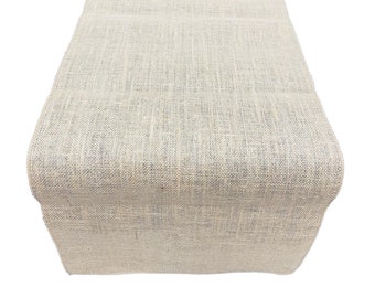 Burlap Fabric Table Runner - 14" x 90" High Quality Burlap Rectangle Table Runner