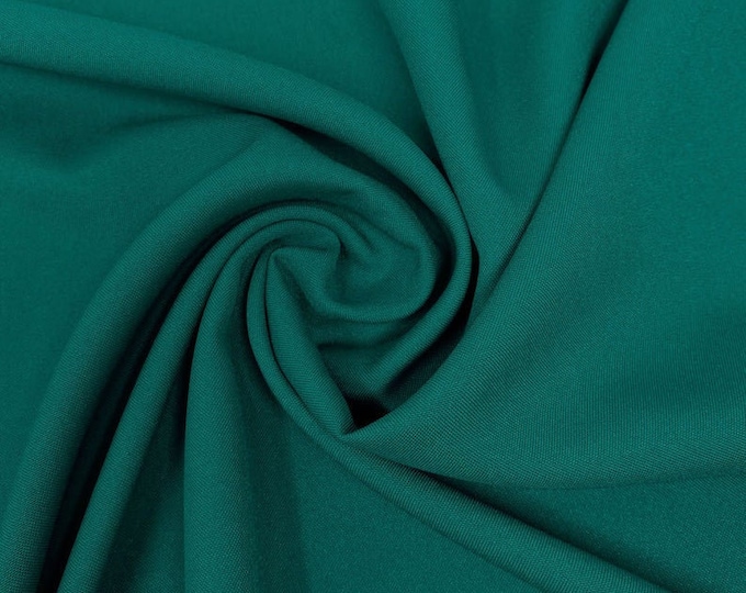 Teal Blue Poly Poplin Fabric Polyester Solid 60'' By The Yard Table Covers Decoration Apparel ( Choose The Size )