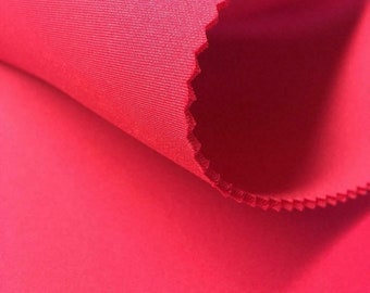 Neon Pink Scuba Fabric: Polyester Spandex Blend, 58/60" Wide - Sold By The Yard