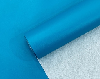 Turquoise marinevinylstof: waterdicht, uv-bestendig, 54" breed - op maat gesneden verkocht