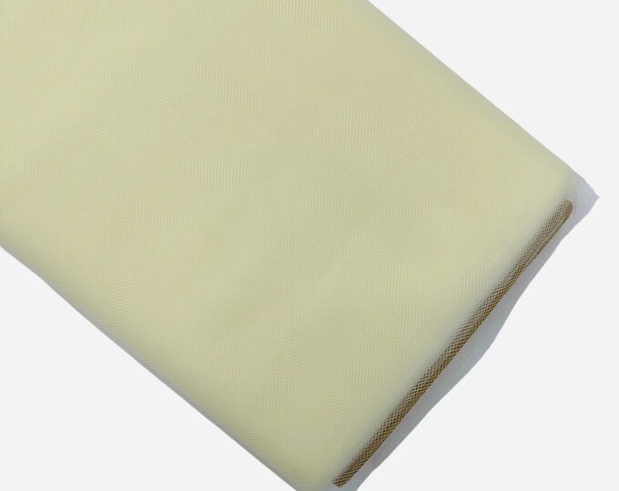 Ivory Tulle Fabric Bolt: 54" Wide, 40 Yards - Wedding & Decoration