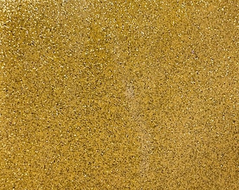 Gold Metallic Vinyl Faux Fake Leather Sparkle Glitter Fabric - 54" Width Sold By The Yard Accessories Glossy Upholster