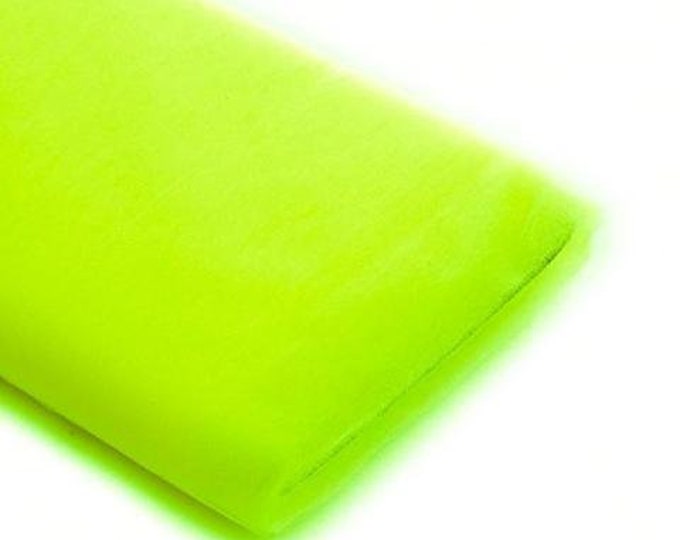 Mia Fabrics Electro Lime 54"Inches Wide by 40 Yards Long (120 ft) Fabric Tulle Bolt for Wedding and Decoration, Bridal Wedding Tulle