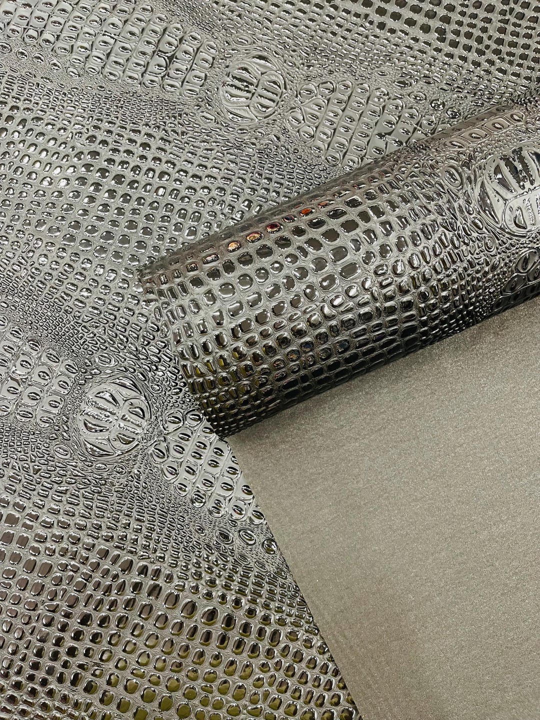 Camden - Embossed Designer Pattern Vinyl Upholstery Fabric by the Yard