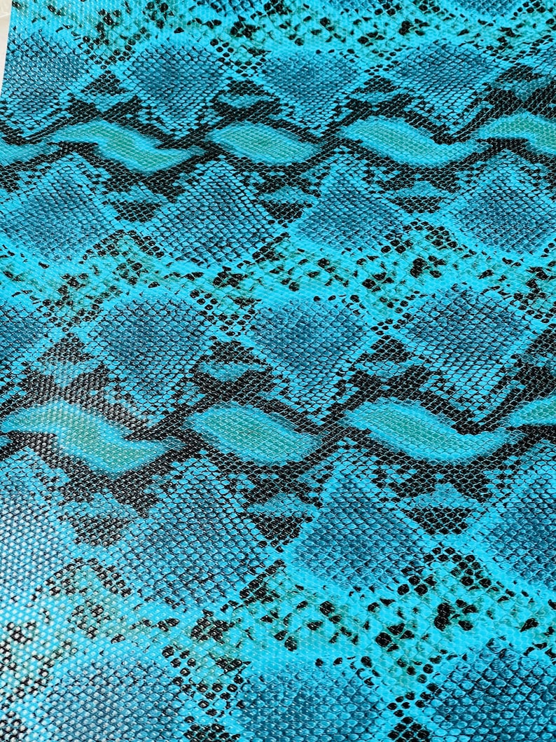 Carribean Python Snake Vinyl Fabric by the Yard Upholstery - Etsy