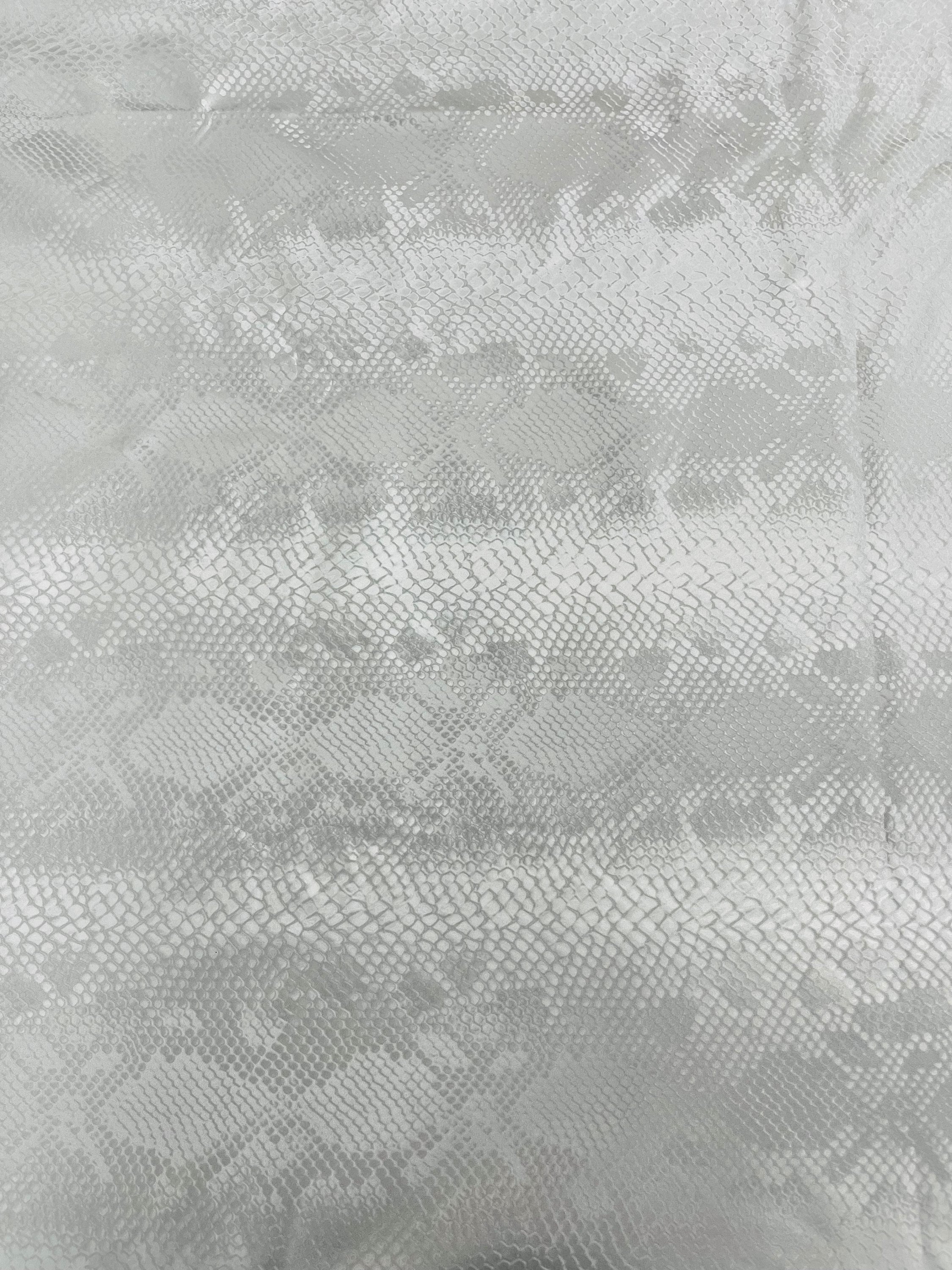 Sliver Snake Skin Pattern Silver Snake Skin Print Spandex Fabric: Apparel, Leggings, Costume - 60 ...