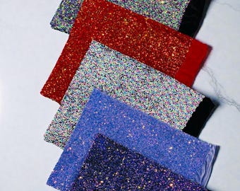 Iridescent Sequin Fabric: Stretch Velvet Sequins (58/60" Wide) By The Yard