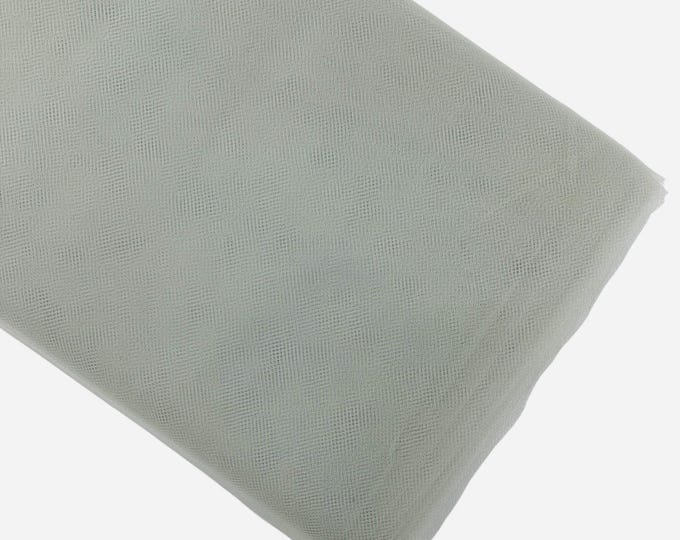 Silver Tulle Fabric Bolt: 54" Wide, 40 Yards - Wedding & Decoration