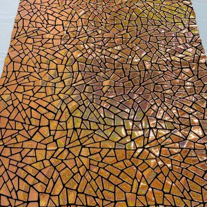 Holographic Sequins Velvet by the yard 2 way Stretch 58/60” iridescent Sequin on Black Stretch Velvet (Choose The Quantity)