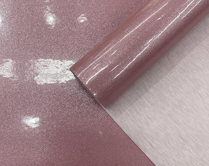 Pink Sparkle Glitter Upholstery Vinyl Fabric - 54" Width Sold By The Yard, Sparkle Glitter Vinyl Upholstery
