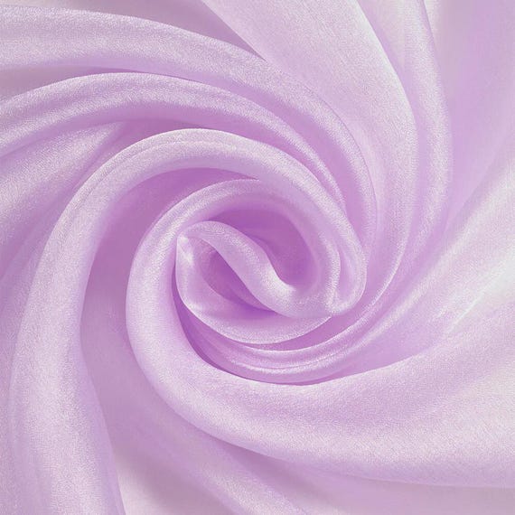 Organza Stoff Lila Glitzer Lavender Sparkle Sheer Organza Fabric