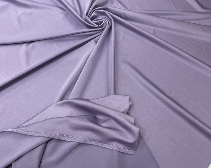 Lilac Shiny Milliskin Spandex Fabric: 4-Way Stretch, 58" Wide - By The Yard