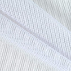 Fabricla Power Mesh Fabric Nylon Spandex 60 Inches Wide Use Mesh Fabric for  Sewing, Sports Wear, Ballet, Workout Tights, Garments White 