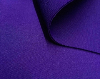 Purple Scuba Knit Fabric: Polyester Spandex Blend, 58/60" Wide - Sold By The Yard