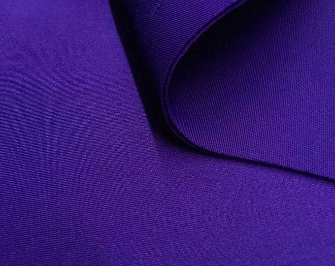 Mia's Fabrics Inc, Scuba Fabric - Purple - Neoprene Polyester Spandex 58/60" - Nylon Spandex Fabric Sold By The Yard (Pick a Size)
