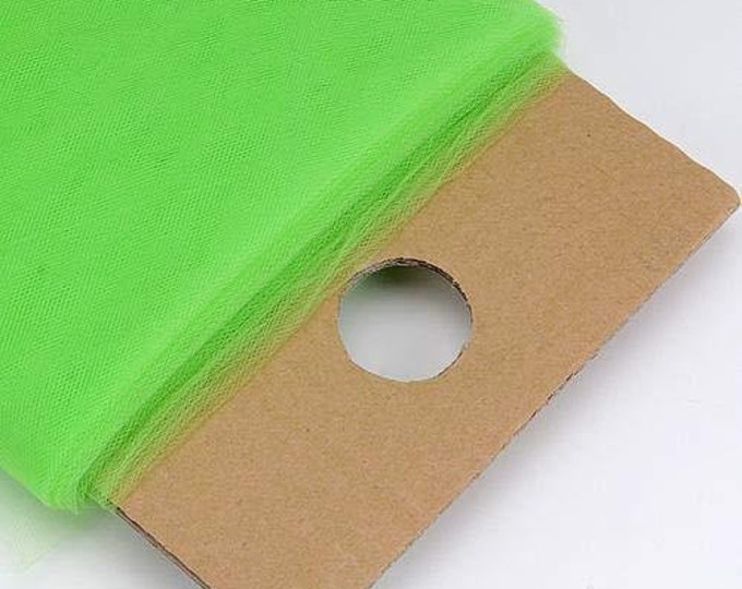 Mia Fabrics Lime 54"Inches Wide by 40 Yards Long (120 ft) Fabric Tulle Bolt for Wedding and Decoration, Bridal Wedding Tulle