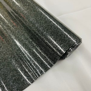 Charcoal Sparkle Glitter Upholstery Vinyl Fabric - 54" Width Sold By The Yard