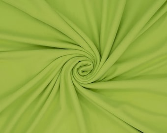 Limoengroene ITY-gebreide stof: 2-way stretch spandex polyester, op maat gesneden verkrijgbaar