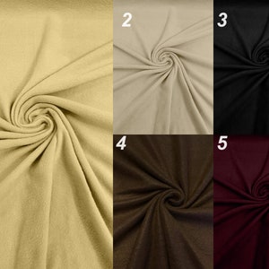 Soft Anti-Pill Polar Fleece Fabric: 58&quot; Wide, Sold by The Yard