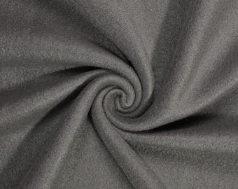 Gray Soft Anti-Pill Polar Fleece Fabric: 60" Wide, Sold by The Yard