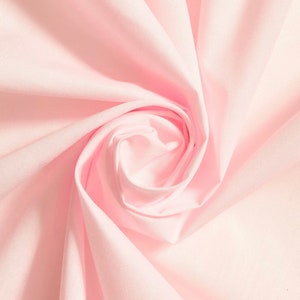 PINK 60&quot; Poly Cotton Broadcloth, Fabric by the Yard