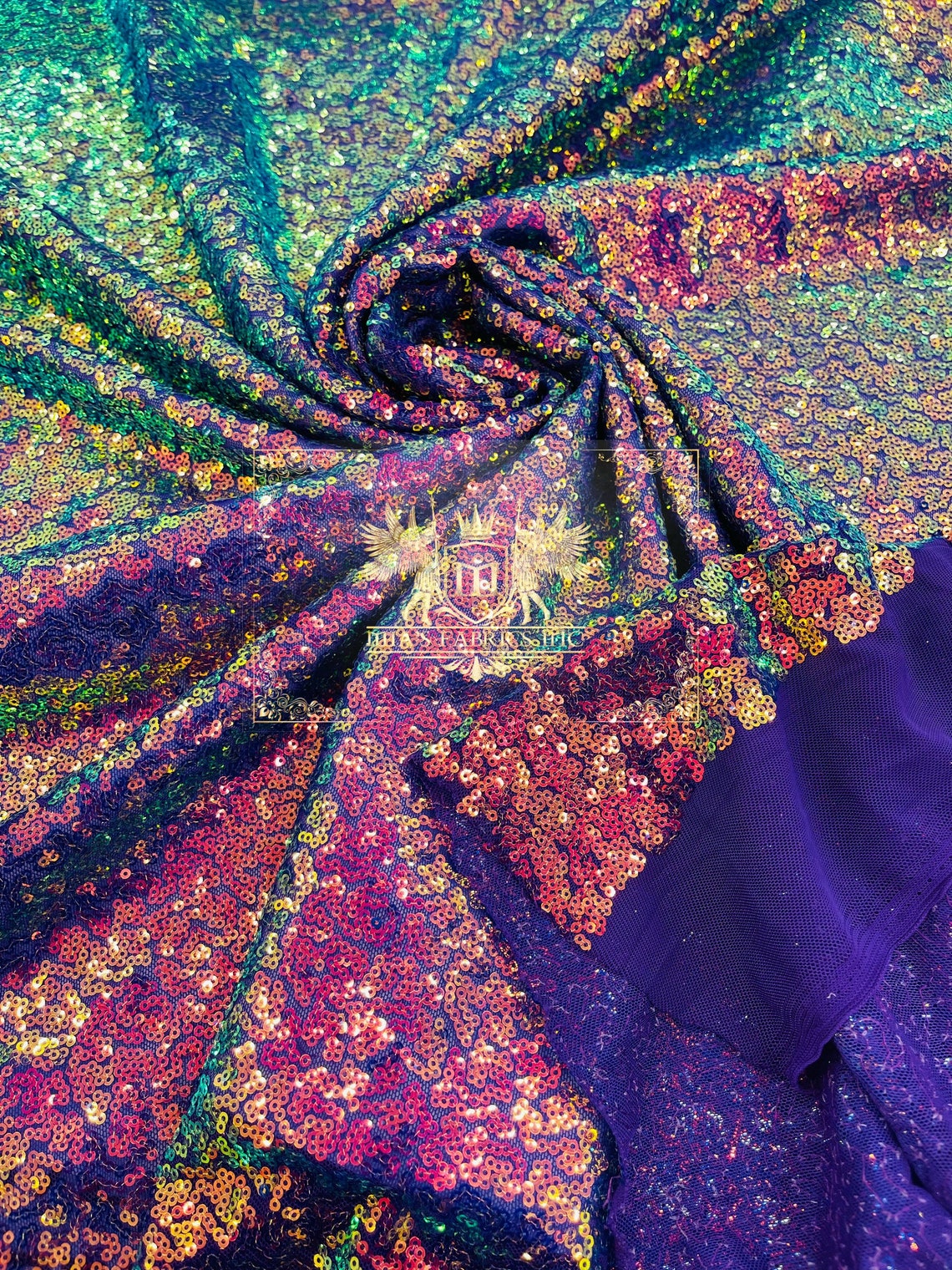 Purple Color Glitter/Sequins main image 1