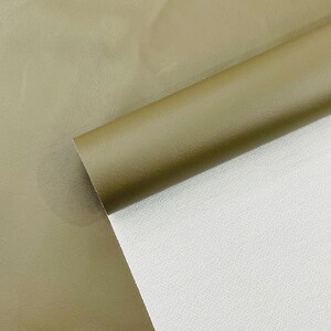 Olive Marine Vinyl Fabric Sold By The Yard, Faux Leather Pleather Upholstery-Auto-Boat 54&quot; Width Waterproof PVC Anti-UV Commercial