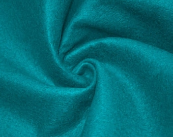 Dark Turquoise Acrylic Felt 72” Wide School Craft Poker Table Fabric Sold By Yard
