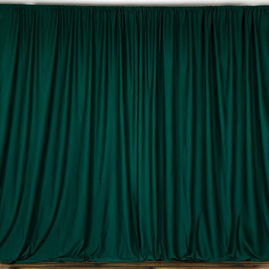 Choose a color 5 x 10 Ft Curtain Polyester Poplin Backdrop Drapes Panels 