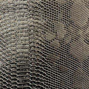 Noir Faux Viper Snake Skin Vinyl-faux Cuir-3D Balances-vendu Vinyle Pour rembourrage par verge