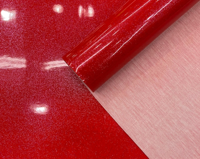 Candy Pink Sparkle Glitter Upholstery Vinyl Fabric - 54" Width Sold By The Yard, Sparkle Glitter Vinyl Upholstery