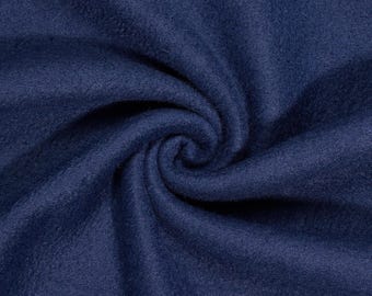 Navy Blue Soft Anti-Pill Polar Fleece Fabric: 60" Wide, Sold by The Yard