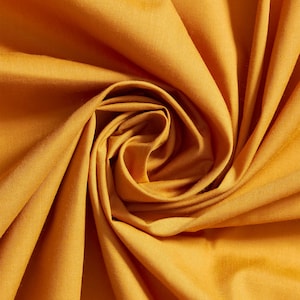 GOLD 60&quot; Poly Cotton Broadcloth, Fabric by the Yard